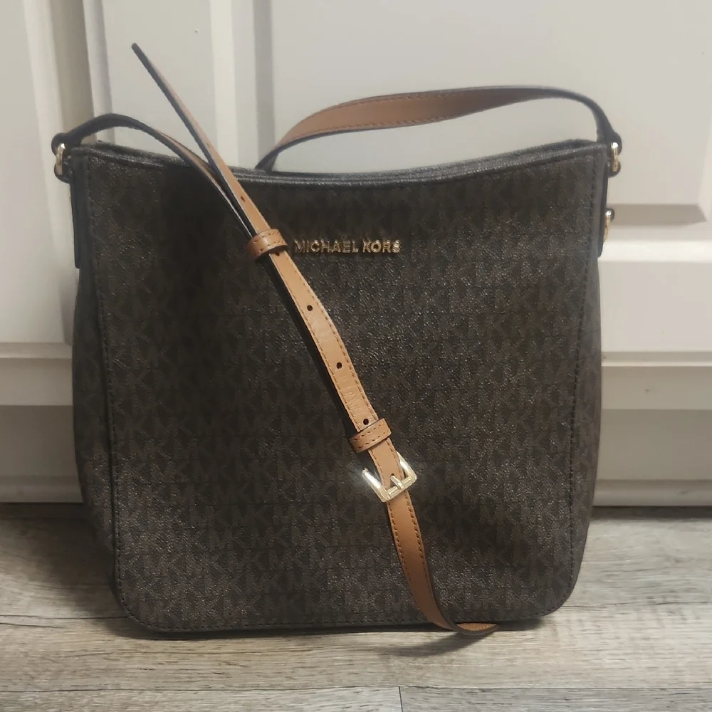 Michael Kors Dark Brown Crossbody Bag